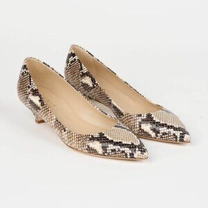 Jamie Haller The Kitty Point Heel in Taupe 40 9.5 10